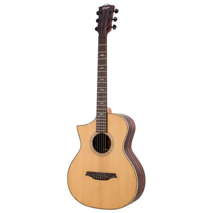 Bromo BAR5CEL Rocky Mountain Series all solid lefthanded concert guitar