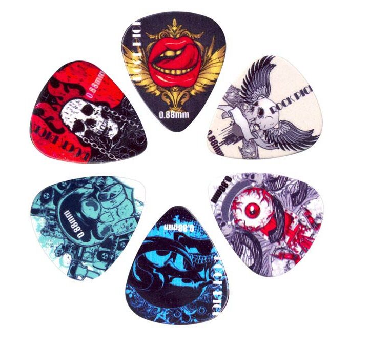 Boston BRP6-088 Plectrumset Celluloid 0.88 Millimeter 6-Pack