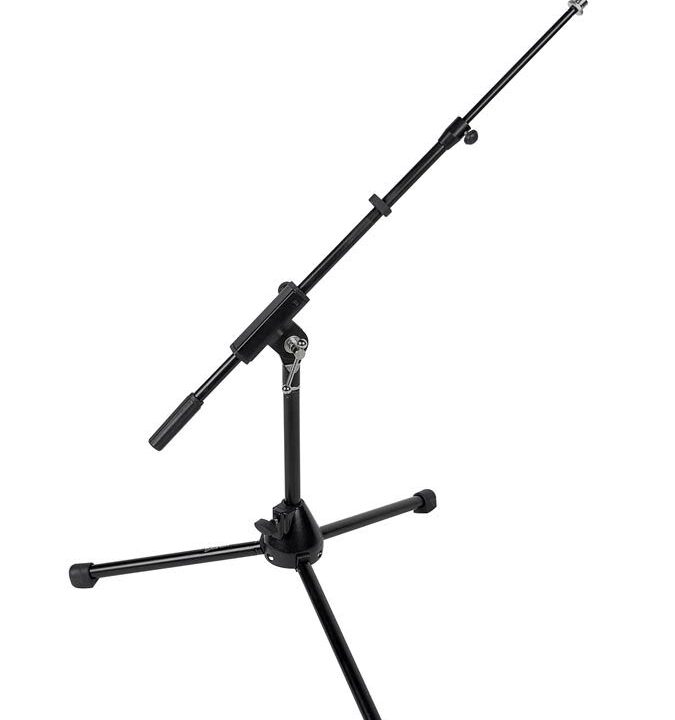 Boston MS-1315-BK Stage Pro Series microfoonstatief met hengel zwart