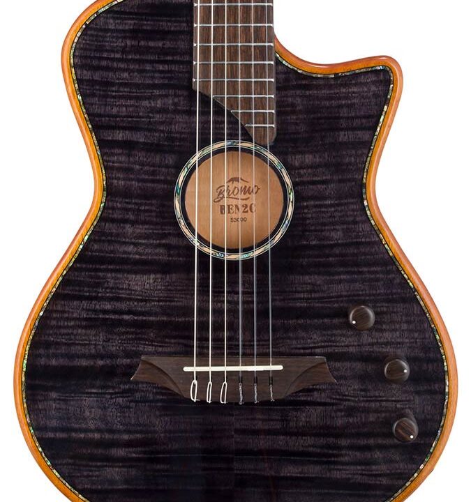 Bromo BEN2C/TBK Fusion Craft Series hollow body nylon black