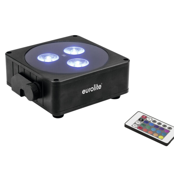 EUROLITE AKKU Flat Light 3 black