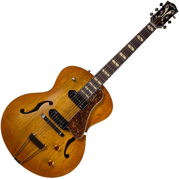 Godin 5th Ave Jumbo P90 Harvest Gold