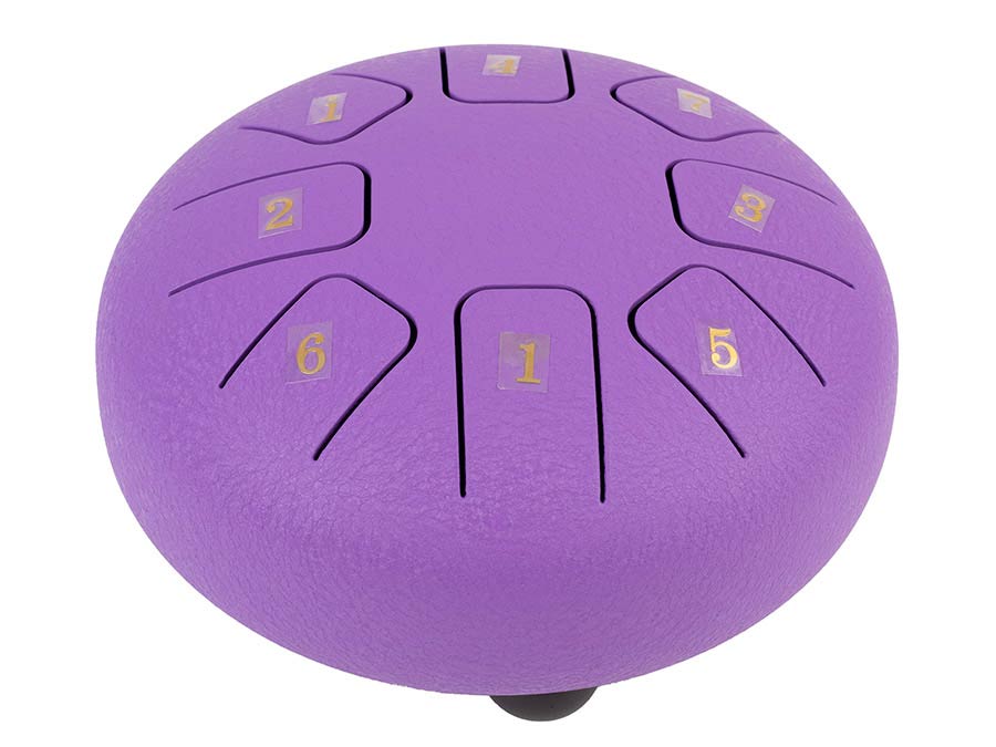 HTD0608/PU |Hayman stalen tongdrum 6" paars - Image 2