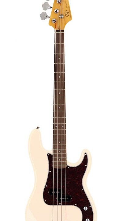 SPB62-VWH SX Retro Series 62 P-style elektrische basgitaar Wit