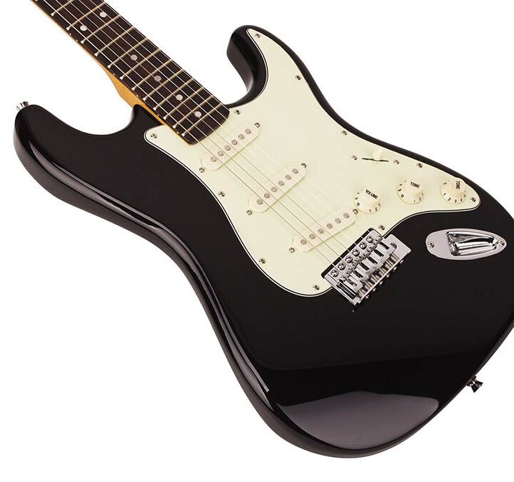 SST62-BK SX Retro Series elektrische gitaar zwart