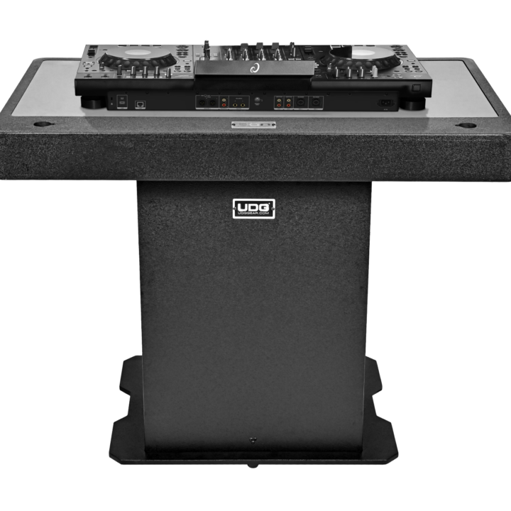 Ultimate DJ Podium Workstation Black Zwarte DJ Podium Werkstation