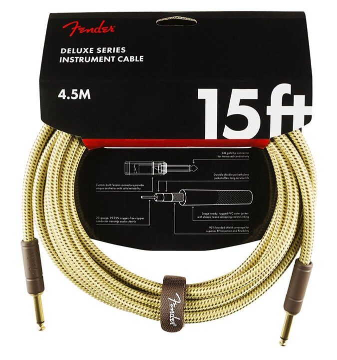 Fender Gitaarkabel Deluxe Series Tweed 4.5 Meter 0990820084