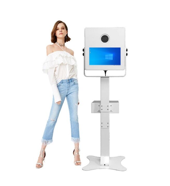 DJLicht 15,6 inch fotobooth spiegelscherm Wit