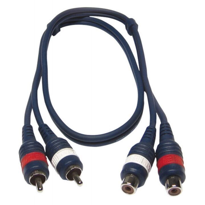 Hilec CL-273 2x Female RCA 2x Male RCA line cable - 3m