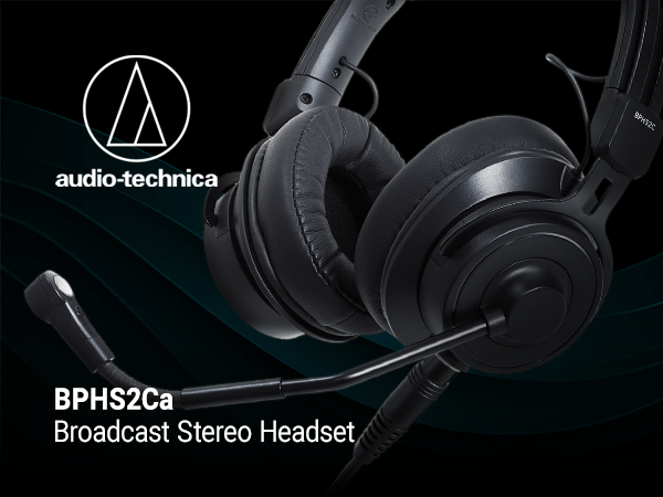 Audio Technica BPHS2Ca Broadcast Stereo Headset with Condenser mic. XLR + 6.3mm - Image 5