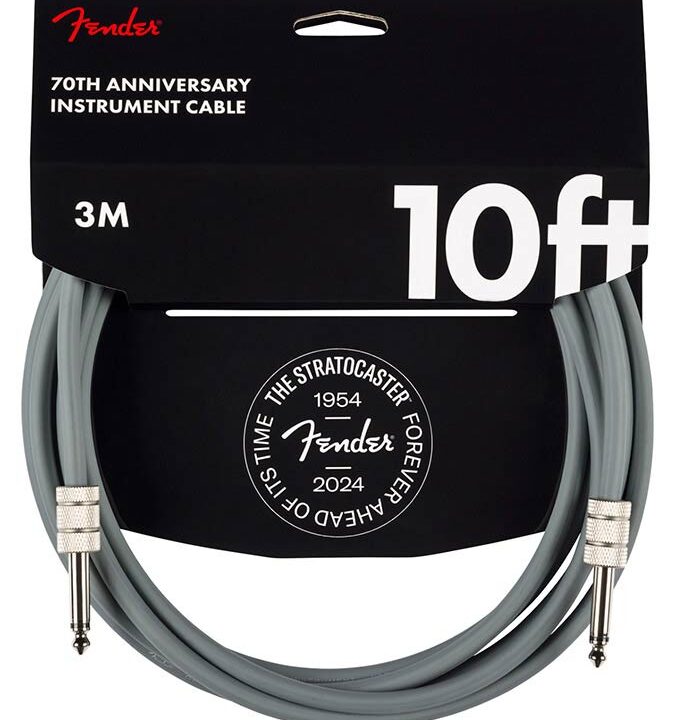 Fender 10' Anniversary Instrument Cable 3m grijs