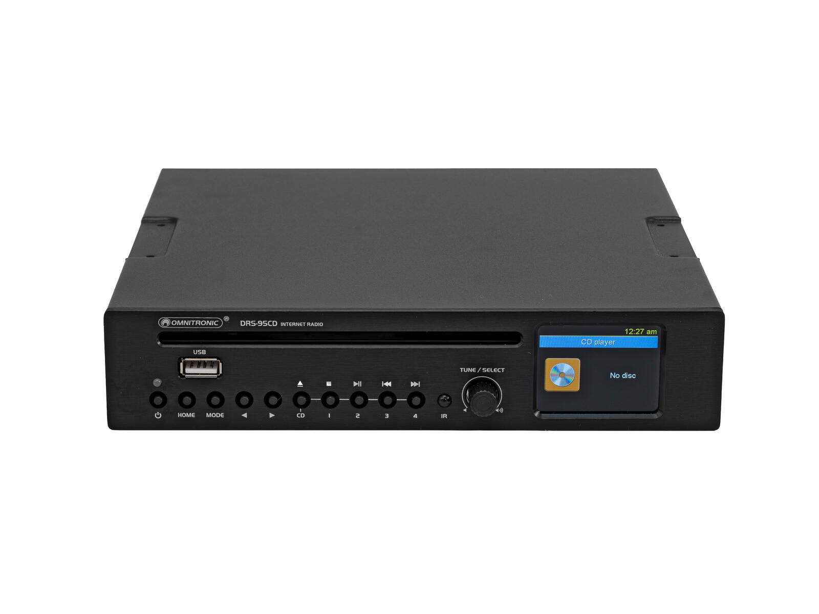 OMNITRONIC DRS-95CD Internet Radio with DAB+ Bluetooth and CD Player - Image 4