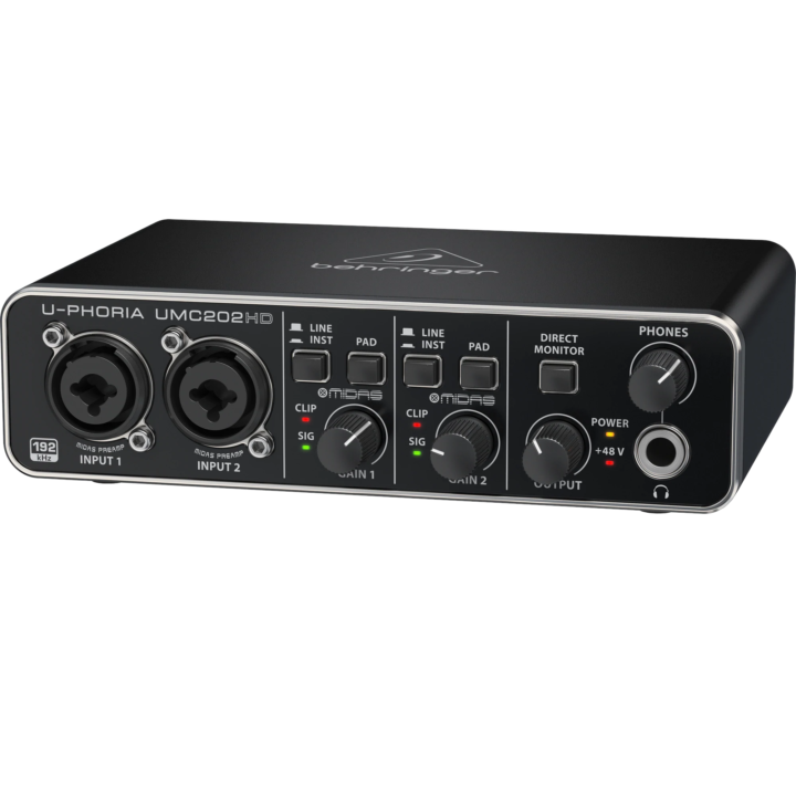 Behringer U-PHORIA UMC202HD audio-interface
